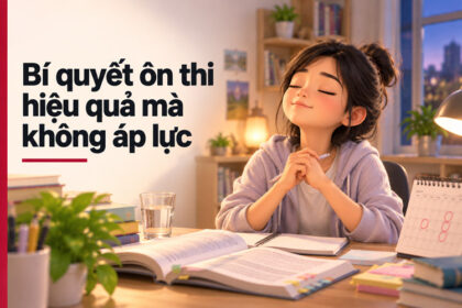 Bí quyết ôn thi hiệu quả mà không áp lực