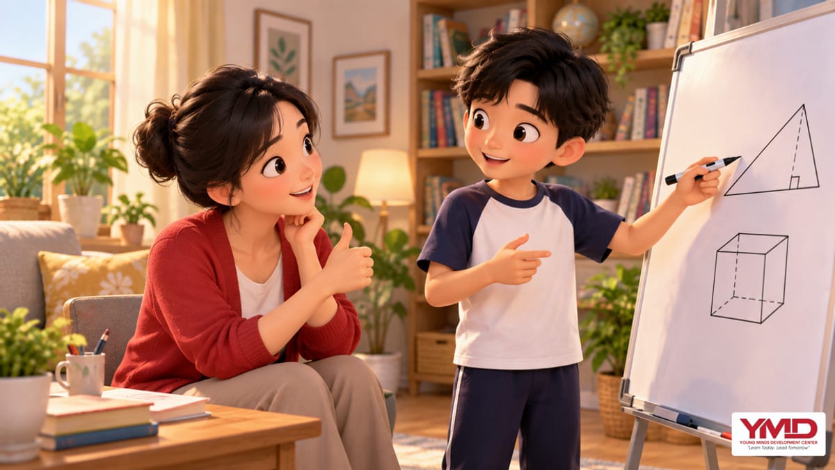 Con mất gốc Toán nên bắt đầu từ đâu? Hướng dẫn cho cha mẹ Cha mẹ đồng hành cùng con học Toán một cách bình tĩnh