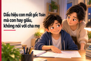 Dấu hiệu con mất gốc Toán mà con hay giấu, không nói với cha mẹ