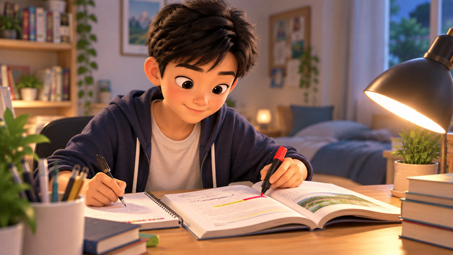Kỹ năng đọc hiểu trong môn Ngữ văn: không phải học sinh nào cũng thiếu cùng một điều Gạch chân và ghi chú khi đọc, một trong sáu kỹ năng đọc hiểu hiệu quả